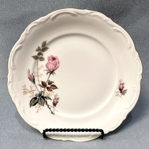 Pink Rose Mitterteich Bavaria Germany Salad Plate